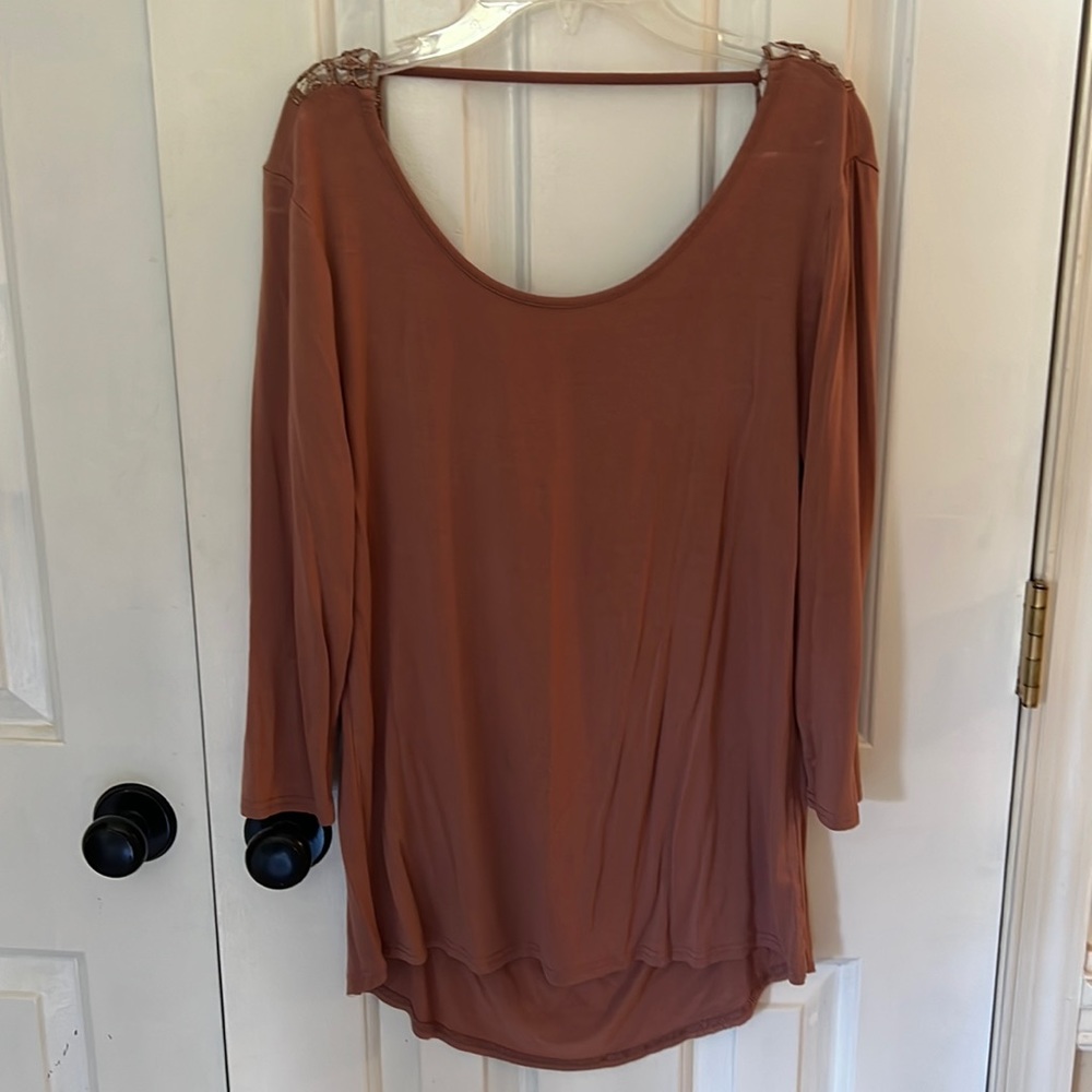 BKE Red small Mauve shirt. Worn handful of times.